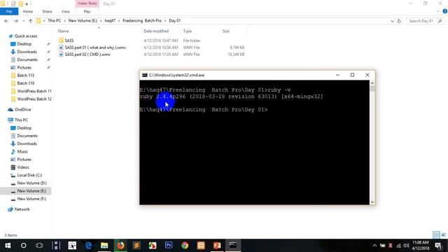 SASS part 03 - install ruby and sass смотреть онлайн