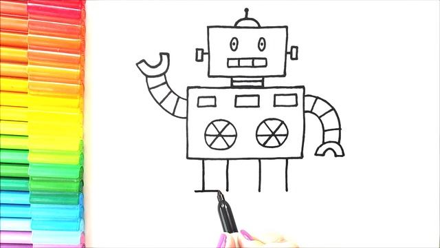 Robot Çizimi ? Robot Resmi Nasıl Çizilir? ✍ Kolay Robot Çizimi смотреть онлайн