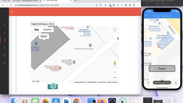 Tracking, GeoFencing, Google Map, Android, iOS смотреть онлайн