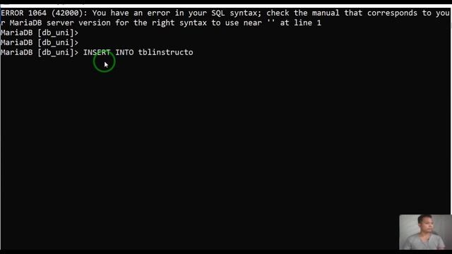 MySQL: Inserting Values to Table and Select Command смотреть онлайн