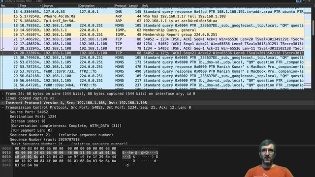 CTF for beginners: Using wireshark to sniff secrests and then decode them with a Key смотреть онлайн