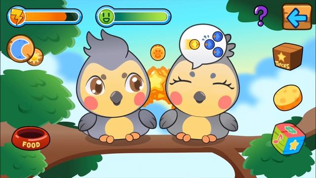 My virtual Pet - Fun care cute little birds in pet care game for children on Kids PlayBox смотреть онлайн