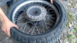 как заменить покрышку на мотоцикле