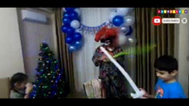 День Варенья Кямрана. 8 лет. Статуэтка именинника от Heykelim_By_Reshid, Клоун Зузу. Торт Роблокс. смотреть онлайн