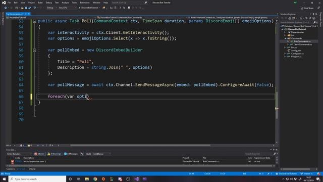 How To Make A C# Discord Bot - Poll Command - Part 5 смотреть онлайн