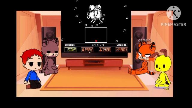 garfield react to sansfield смотреть онлайн