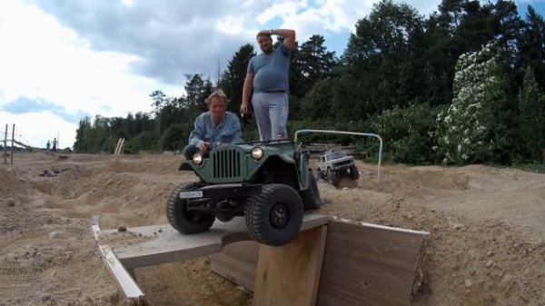 RC Trophy. Трофи трасса для rc моделей.TRX-4, Axial... Строим Трофи трассу