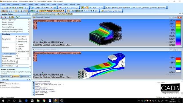 Подмоделирование в Femap. Submodeling in Femap 11.4 смотреть онлайн