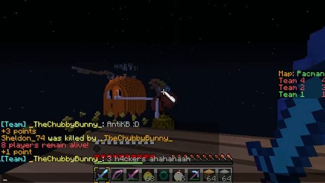 BONUS Hacker 4- #"3 Hackers in 1 Game"#CubeCraft-Team SkyWars смотреть онлайн