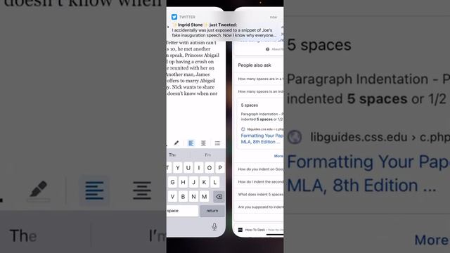 How to “Properly” indent on Google Docs Mobile. смотреть онлайн