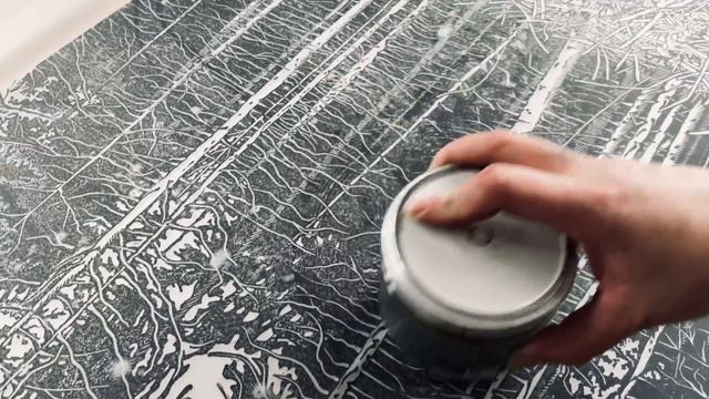 'The Forest' Linocut Print On Tracing Paper