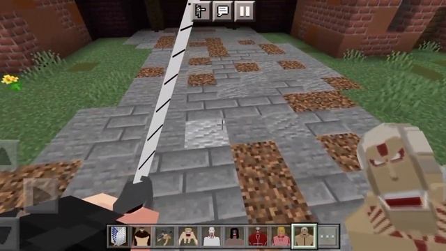 САМЫЙ ЛУЧШИЙ МОД НА АТАКУ ТИТАНОВ В МАЙНКРАФТ PE | ATTACK ON TITAN |