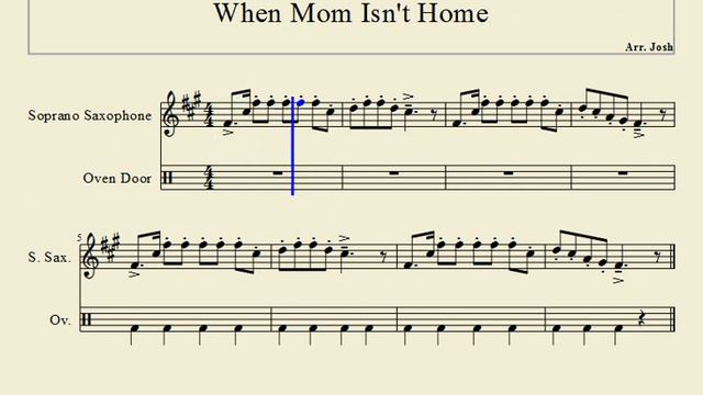 When Mom Isn't Home for Bb Instruments (Trumpet, Clarinet, Soprano Saxophone, Tenor Saxophone) смотреть онлайн