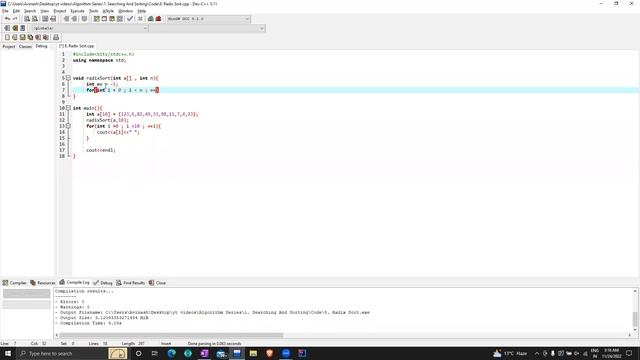 6. Radix Sort in Hindi #algorithms #hindi #radixsort смотреть онлайн