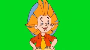 НЕЗНАЙКА СМЕЕТСЯ на ЗЕЛЕНОМ ФОНЕ