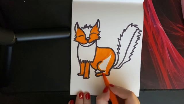 Рисуем лисичку смотреть онлайн
