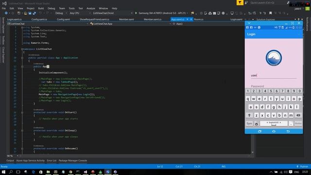 chat mongodb nodejs Xamarin c# nosql 3 смотреть онлайн