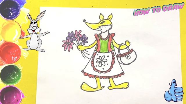 HOW TO DRAW A FOX | КАК НАРИСОВАТЬ ЛИСИЧКУ | CÓMO DIBUJAR UN ZORRO | 如何画狐狸 смотреть онлайн