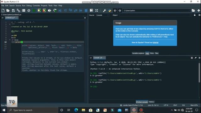 Learn about Python if...else fully explained || Python if...else || Tech Gujjus смотреть онлайн