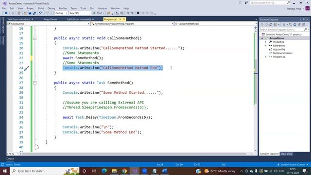 Async and Await in C# | Task in C# | Task That Returns a Value | Dot Net Tutorials | Pranaya Rout смотреть онлайн