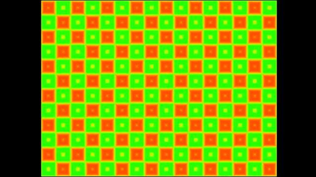 Упражнение для глаз - Снятие напряжения и усталости глаз - Цветные квадраты смотреть онлайн