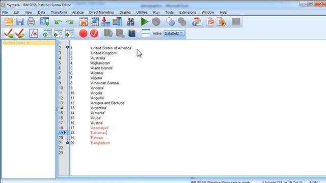 Large Number of Value Labels - Fast Way - SPSS смотреть онлайн
