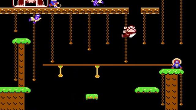 Прохождение NES (Dendy) [028] Donkey Kong Jr. смотреть онлайн
