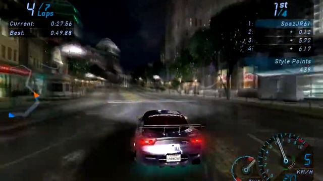 NFS Underground - Enduro Street Circuit смотреть онлайн