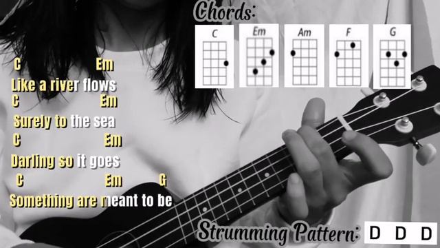Can't help Falling in love with you|| Easy Ukulele Tutorial(with chords, strumming pattern & lyrics смотреть онлайн