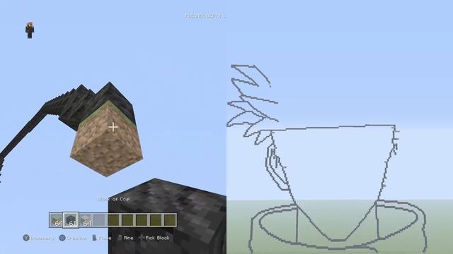Minecraft Satoru Gojo Pixel Art Tutorial 3 (Jujutsu Kaisen) смотреть онлайн