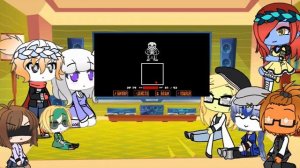 Реакция персонажей Undertale на "Санс на самом деле выжил"/glrv (музыка и видео в описании)