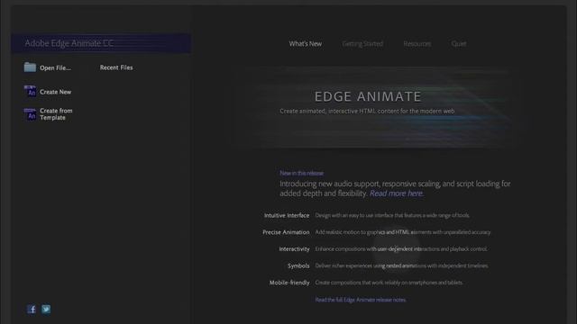 Edge Animate CC: Splash Screen смотреть онлайн