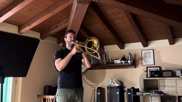 Bass trombone routine - 8 minutes exercise смотреть онлайн