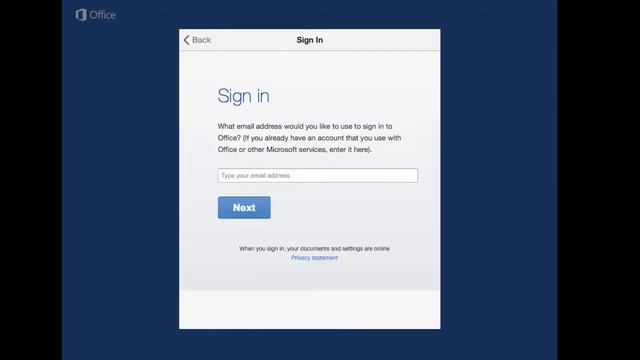 Office 365 - Office Mobile for iPad смотреть онлайн