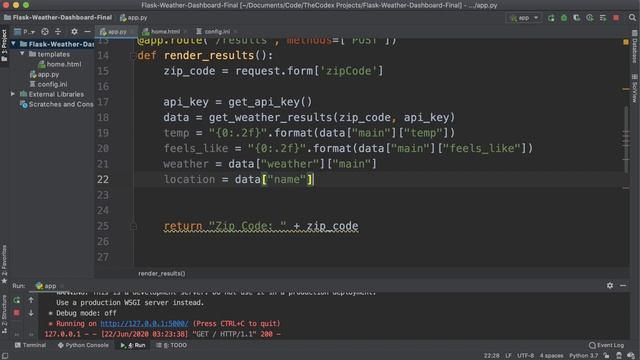 [Python Project] Weather Dashboard in Flask #3: Combining our API with the Front-end смотреть онлайн