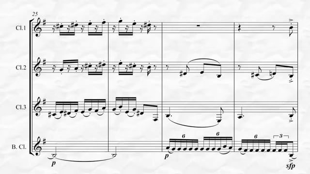 The Nutcracker Suite - 3. Dance of the Sugar-Plum Fairy (for Clarinet Quartet) смотреть онлайн