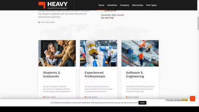 Heavy - Industrial WordPress Theme construction builder Build Website смотреть онлайн