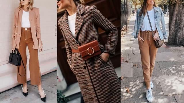 КОРИЧНЕВЫЙ цвет в одежде смотреть онлайн