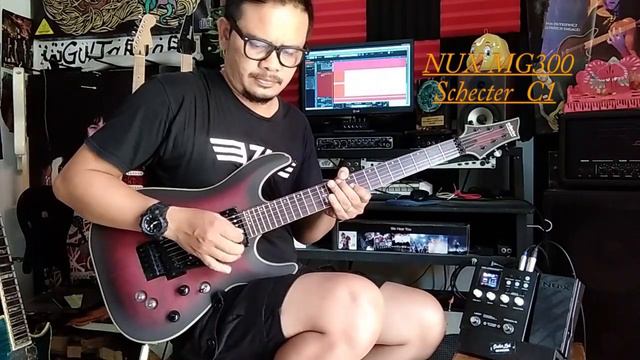Nux MG300 - Drop D Metal!!! Schecter C1 FR sustainiac смотреть онлайн