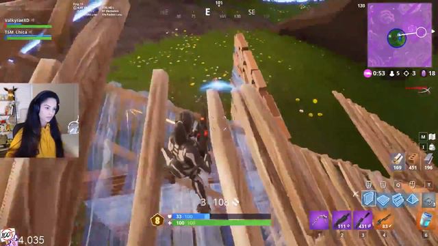 Practice Duos Tourney with TSM CHICA! - Valkyrae Fortnite смотреть онлайн