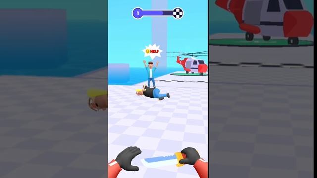 I killed 3 kidnapper | Hit Master 3D | New game 2022 #short смотреть онлайн