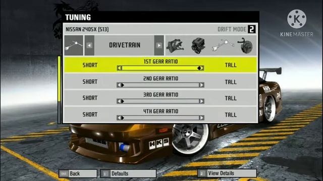 NFS Pro Street: drift setup смотреть онлайн