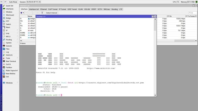 MikroTik DoH, настройка DNS over HTTPS, hap ax2 смотреть онлайн