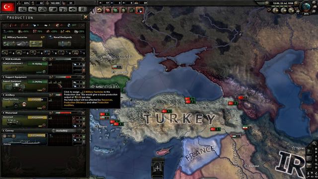 Let's Play Hearts of Iron 4 | HOI4 Road to 56 Mod | Turkey Gameplay Part 2 смотреть онлайн