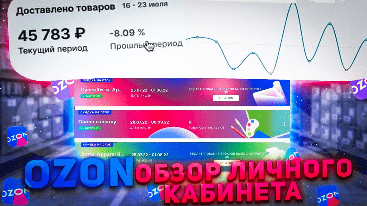 OZON Личный кабинет для продавцов, обзор смотреть онлайн