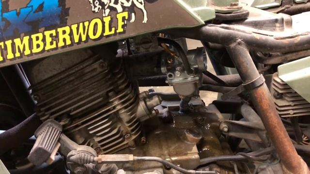 Yamaha Timberwolf 250 Carb Swap