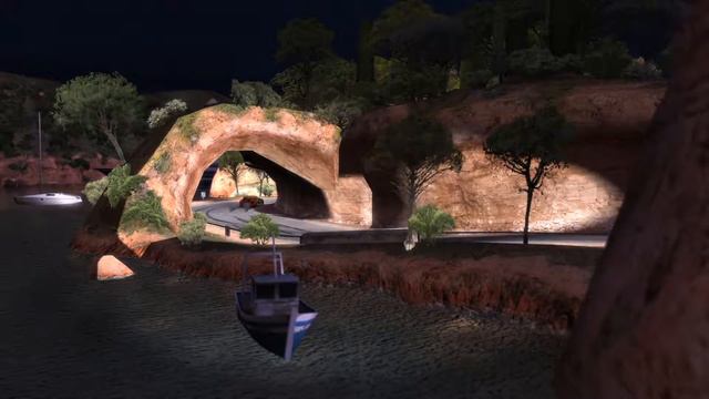 TrackMania Coast Night Race Video Wallpaper смотреть онлайн