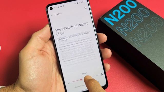 OnePlus Nord N200: Change Font Text Size (Increase or Decrease) смотреть онлайн