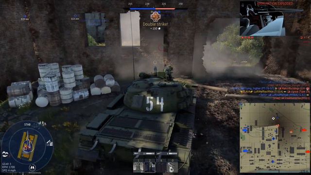 Warthunder Serbian T-55A Experience смотреть онлайн