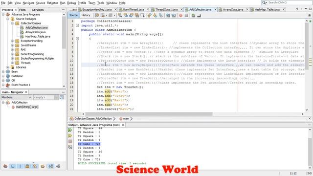 Java Collection Framework | ArrayList,Stack,Vector | Add Method | In Java Tutorial смотреть онлайн